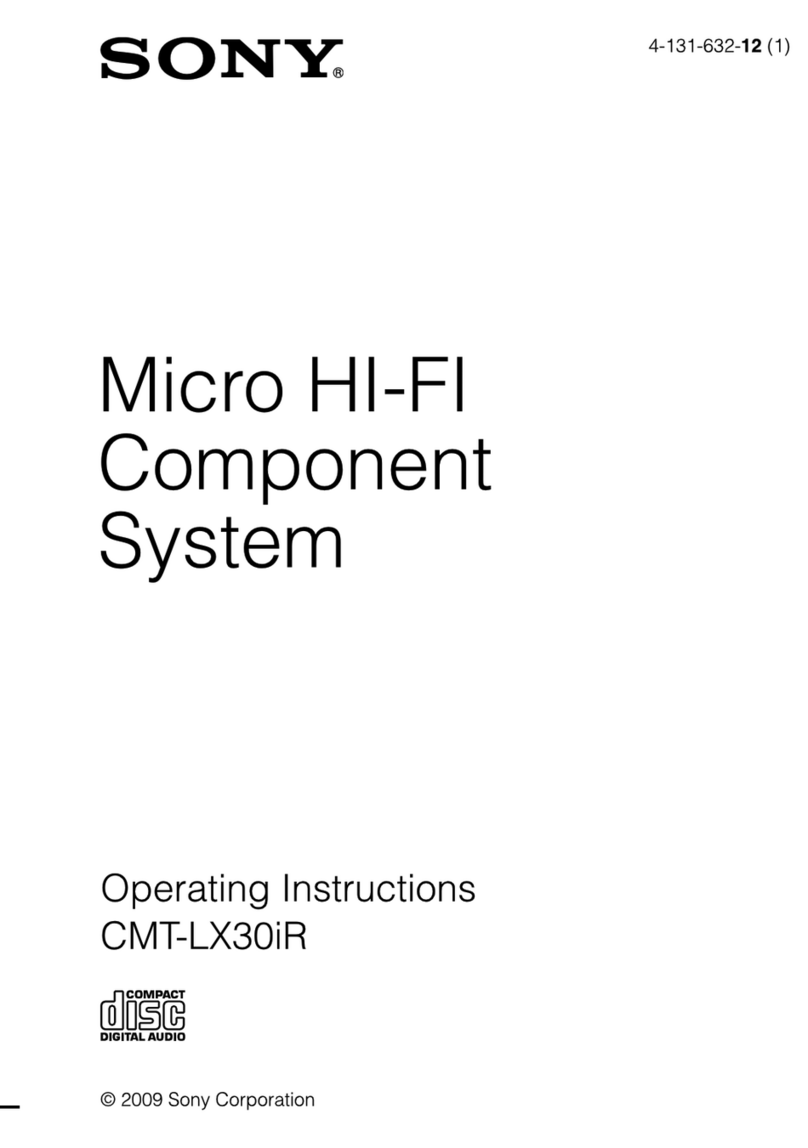 Sony CMT-LX30IR User manual