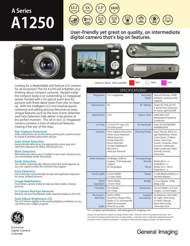 GE A1250 User manual