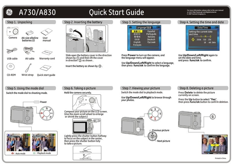 GE A730 User manual