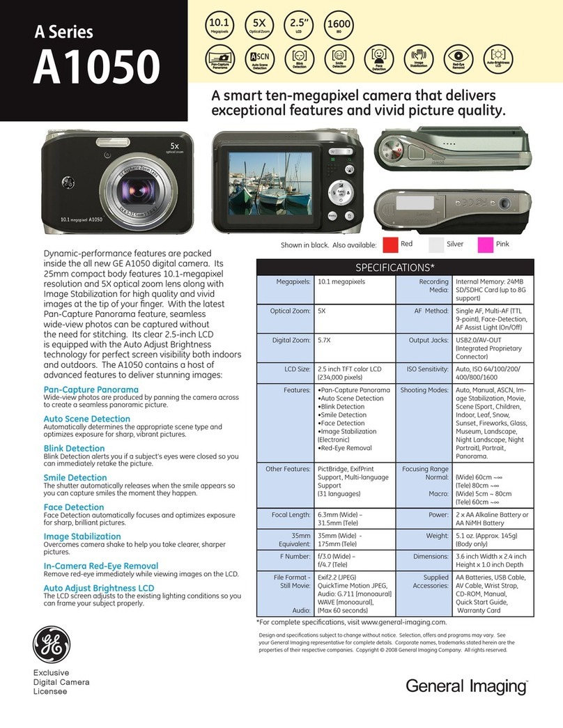 GE A1050 User manual