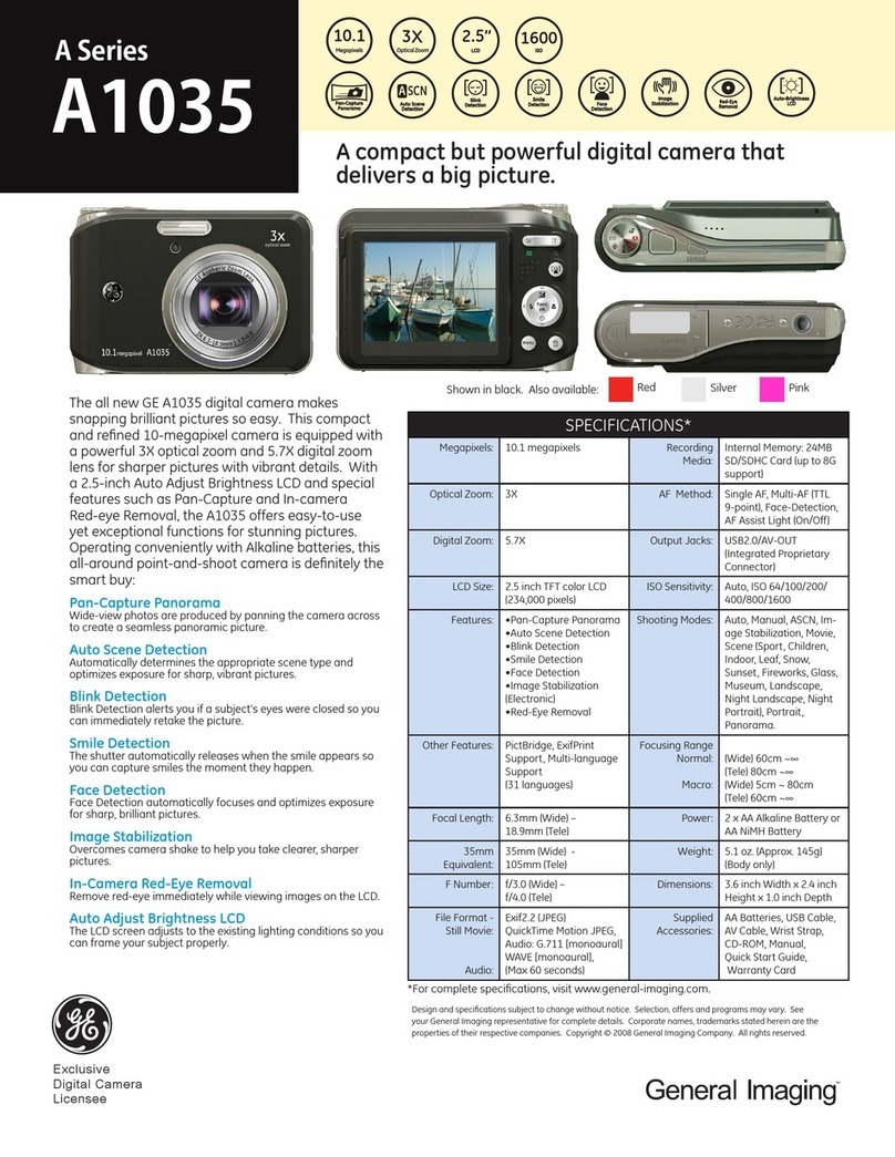 GE A1035 User manual