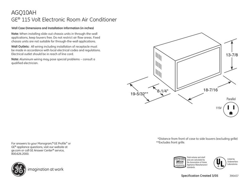 GE AGQ10AH User guide