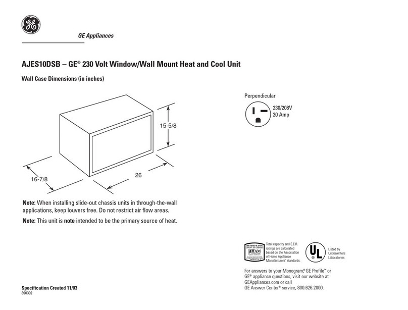 GE AJES10DSB User manual