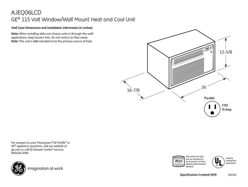 GE AJEQ06LCD User manual