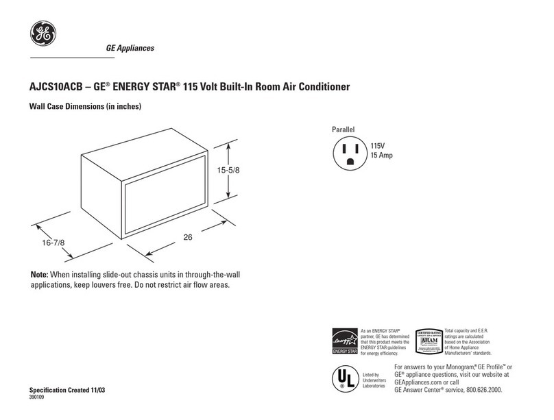 GE AJCS10ACB User manual GE AJCS10ACB User manual