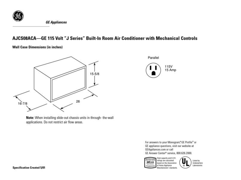 GE AJCS08ACA User guide GE AJCS08ACA User guide