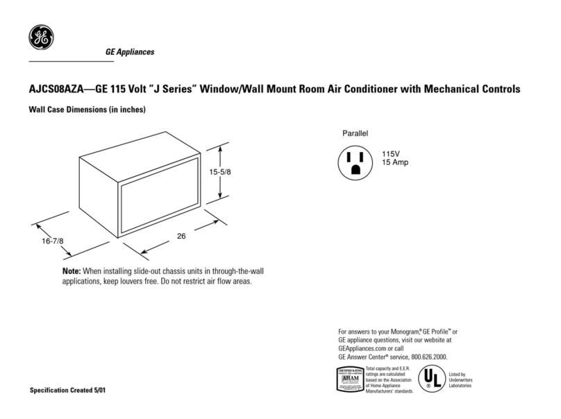 GE AJCS 08 AZ User manual GE AJCS 08 AZ User manual
