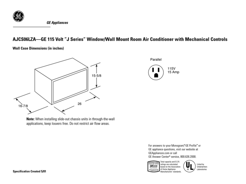 GE AJCS06LZ User manual