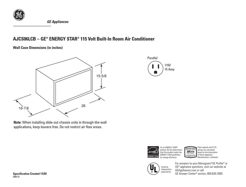 GE AJCS06LCB User manual