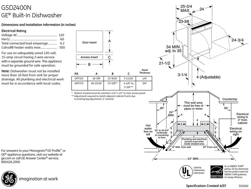 GE GSD2400N Manual