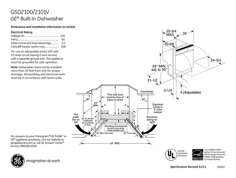 GE GSD2100V Manual