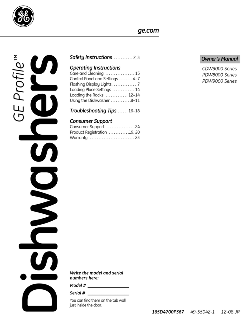 GE CDW9380NSS User manual