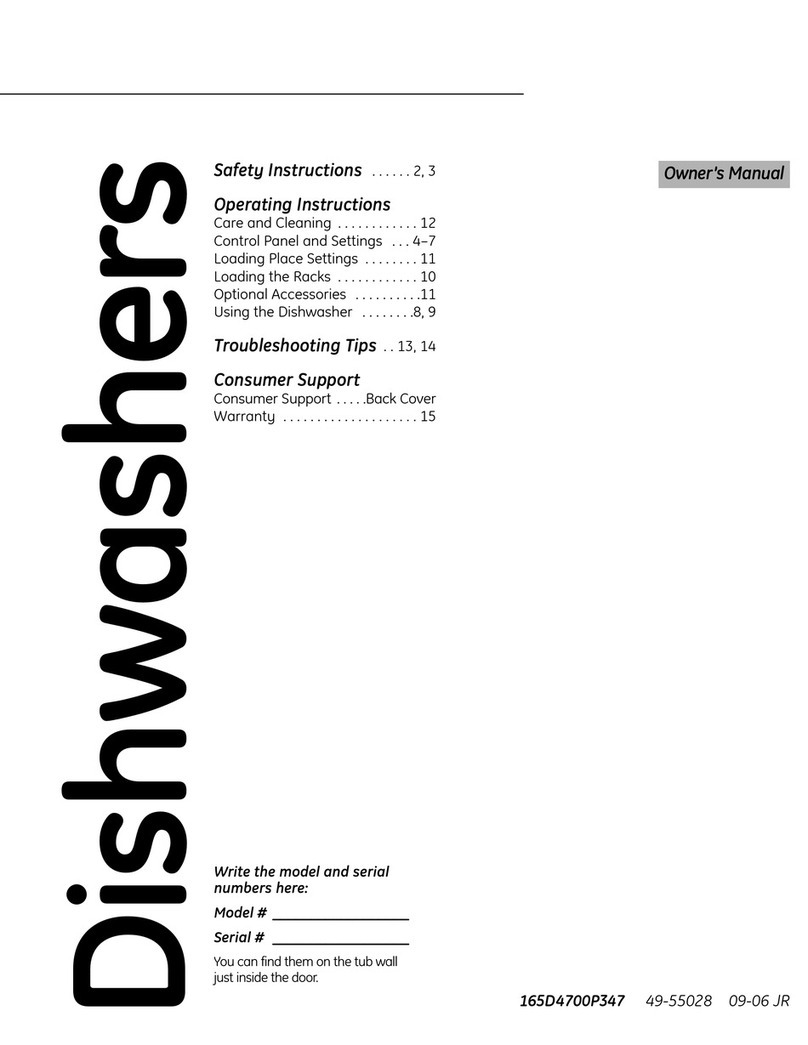 GE GLD6200L owner's manual