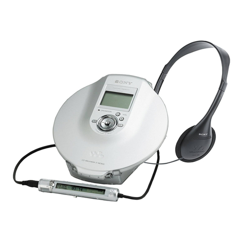 Sony Walkman D-NE900 User manual