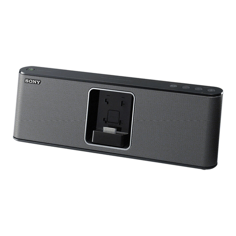 Sony RDP-M15IP Startup guide