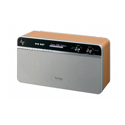 Sony XDR-S16DBP User manual