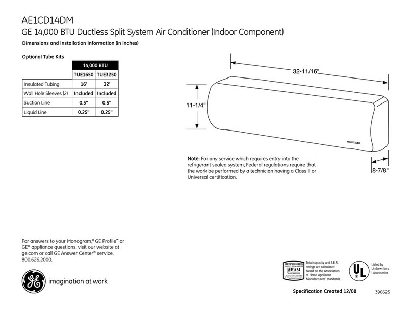 GE AE1CD14DM Manual