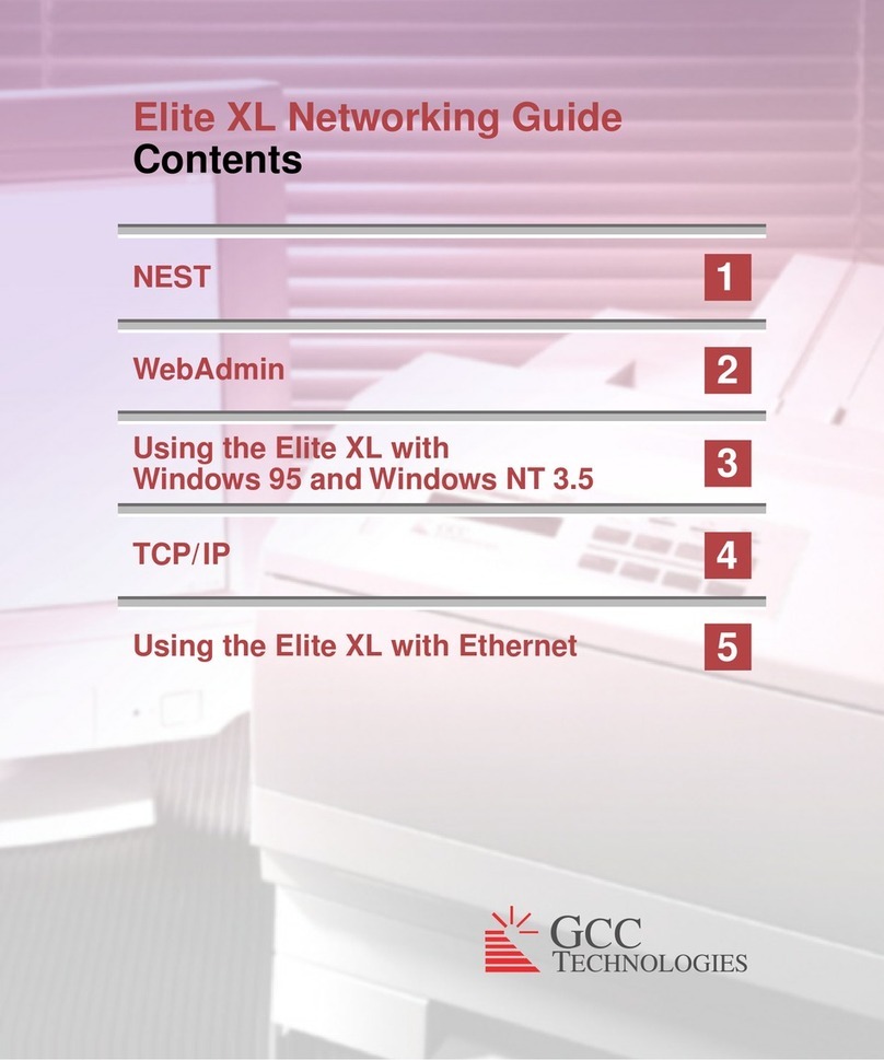 GCC Technologies Elite XL-1208 Installation and maintenance instructions GCC Technologies Elite XL-1208 Installation and maintenance instructions