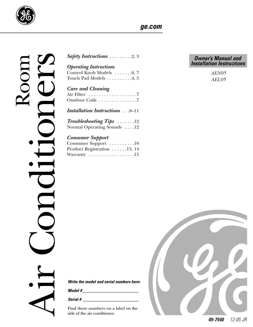 GE AEN10AP Operating instructions