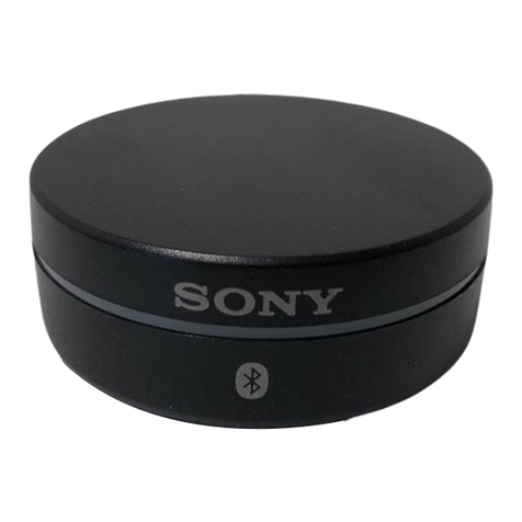 Sony TDM-BT10 User manual Sony TDM-BT10 User manual