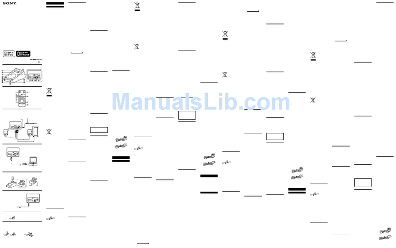 Sony SRS-GD50IP User manual