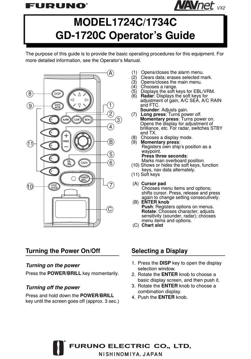 Furuno GD-1720C Operator's guide