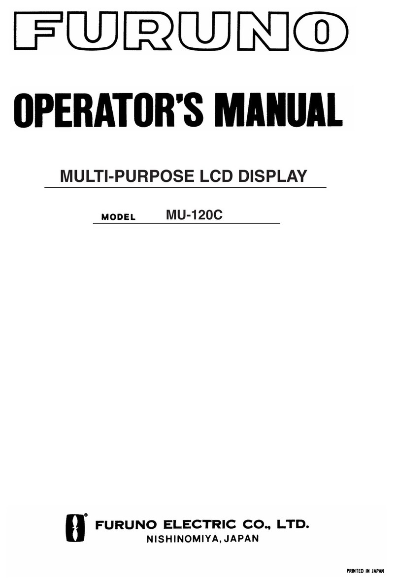 Furuno Mu 120c User manual