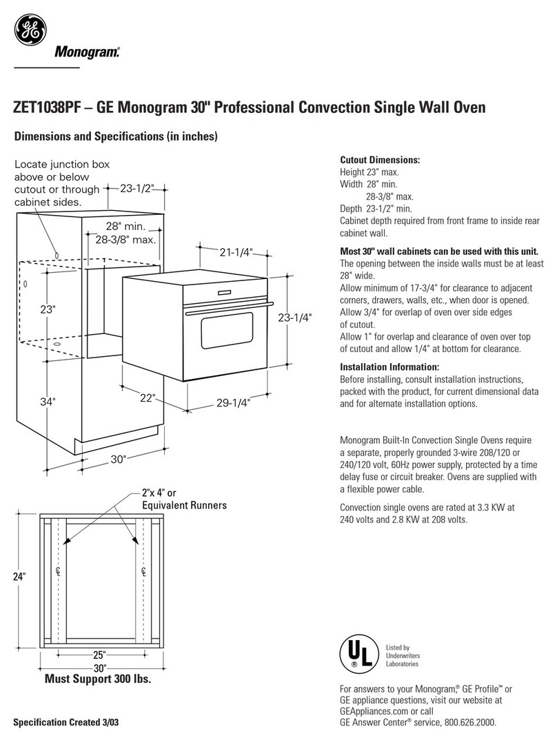 Monogram Monogram ZET1038PFSS User guide