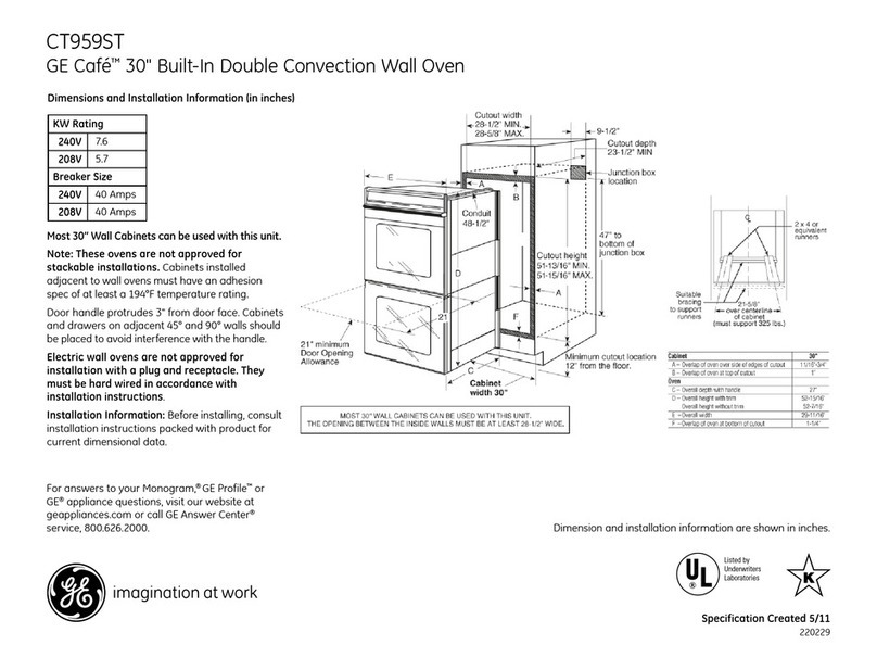 GE Café CT959STSS Manual