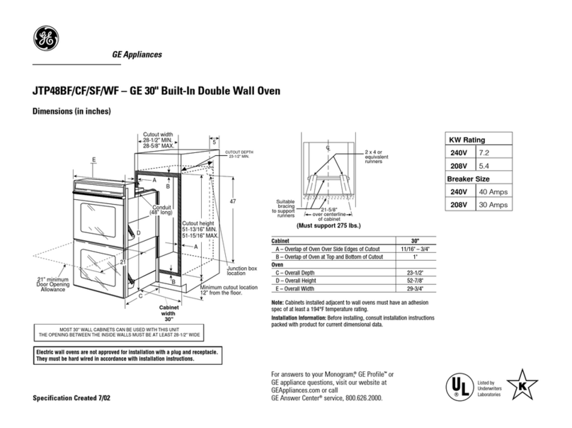 GE JTP48 Manual