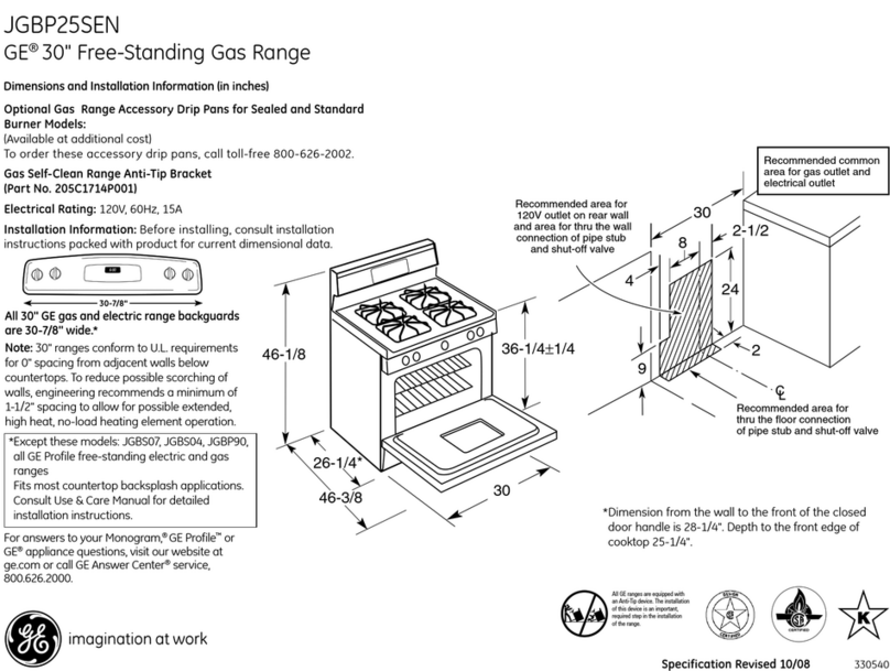 GE JGBP25SENSS Manual