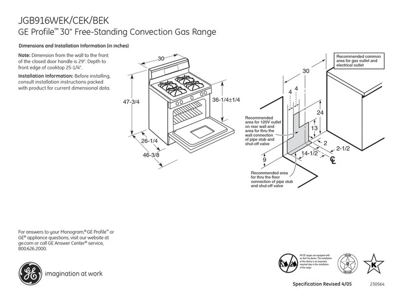 GE JGB916CEKCC Manual