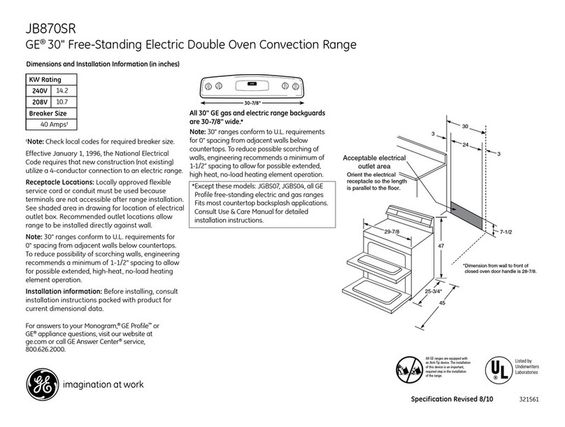 GE JB870SRSS Manual