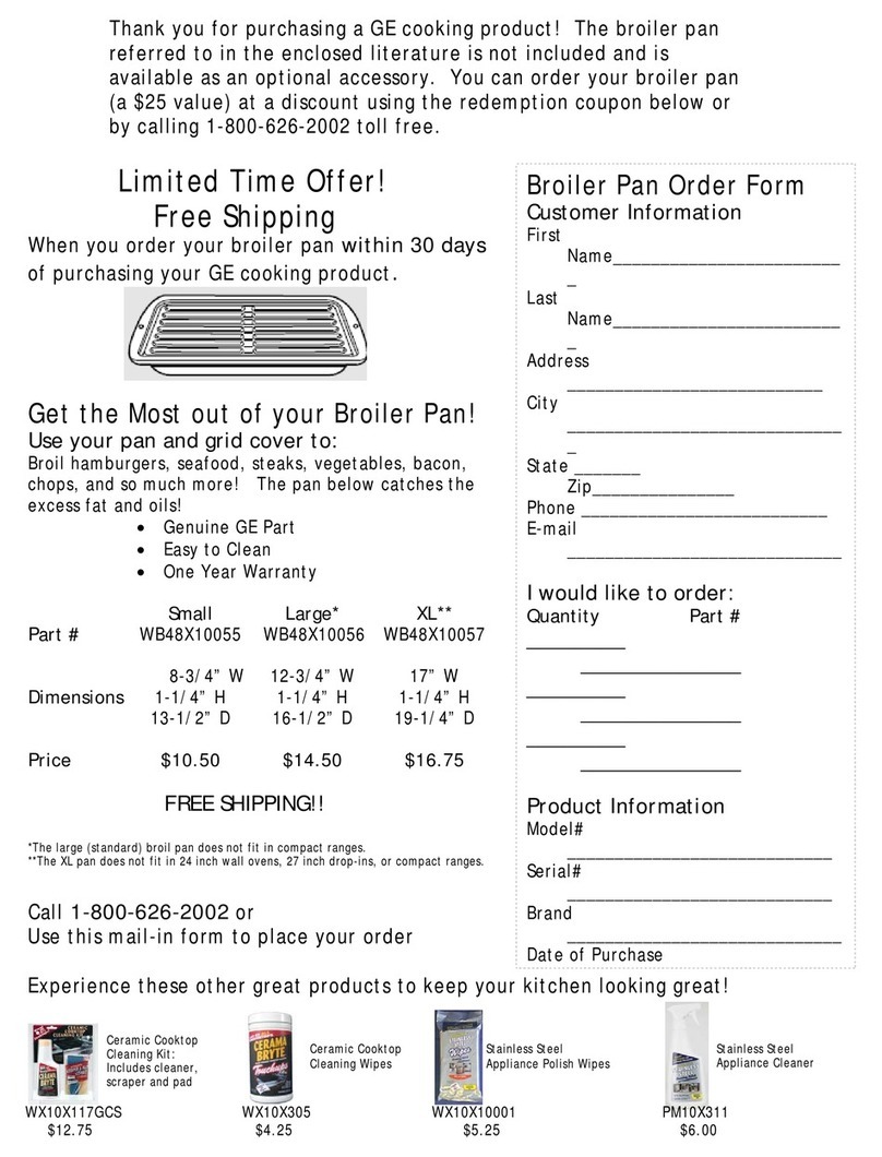 GE JBP66EKBB User manual