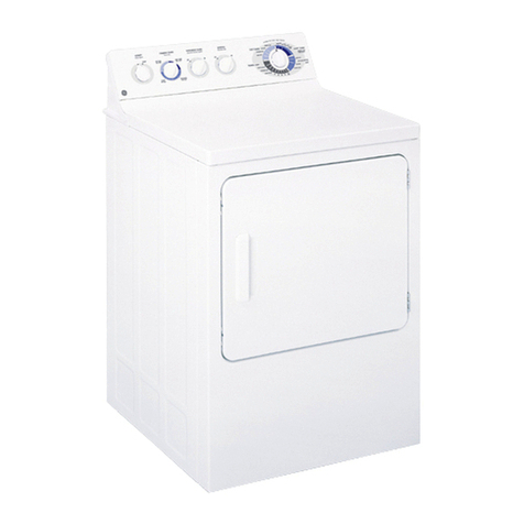 GE DTSR495EF User manual