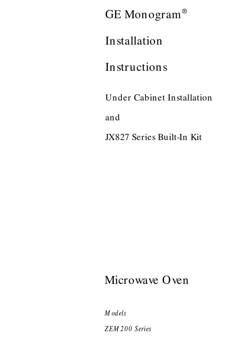 GE Monogram ZEM200BF installation instructions
