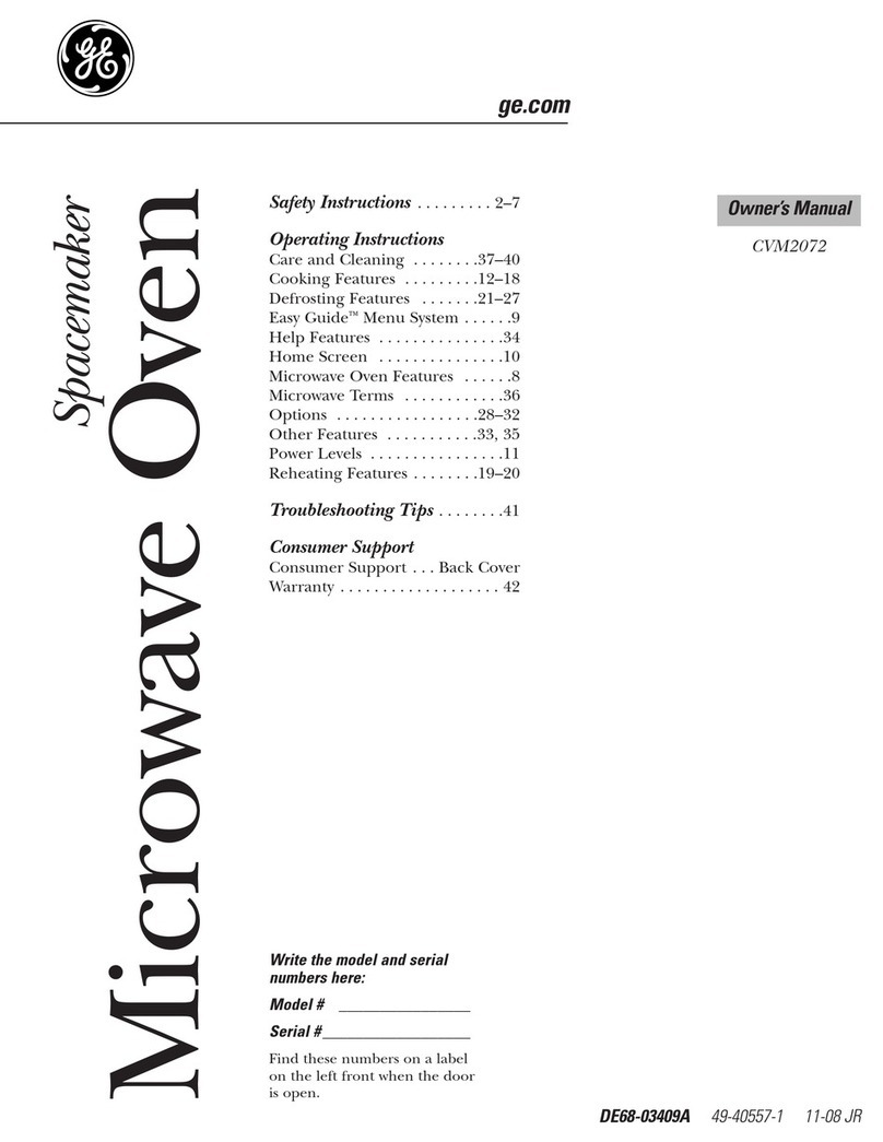 GE CVM2072SMSS User manual