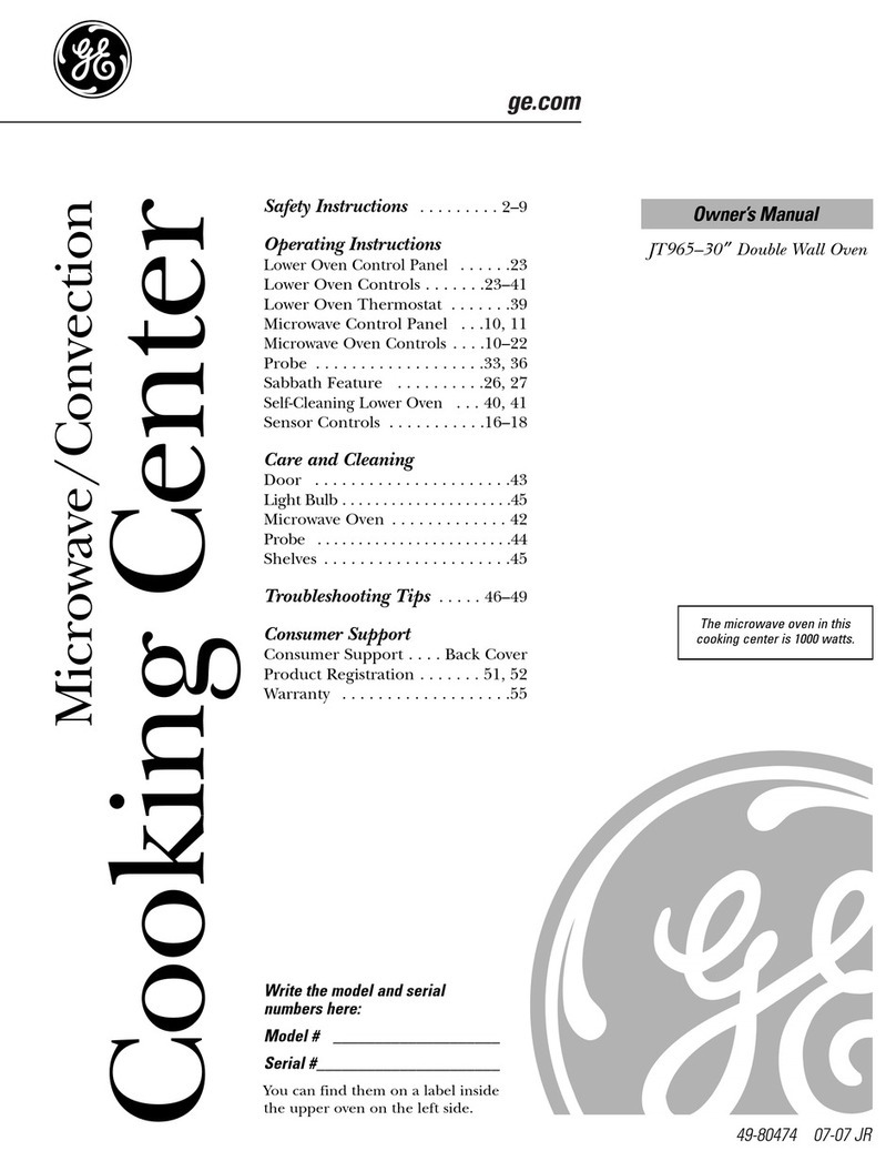 GE JT965SFSS User manual