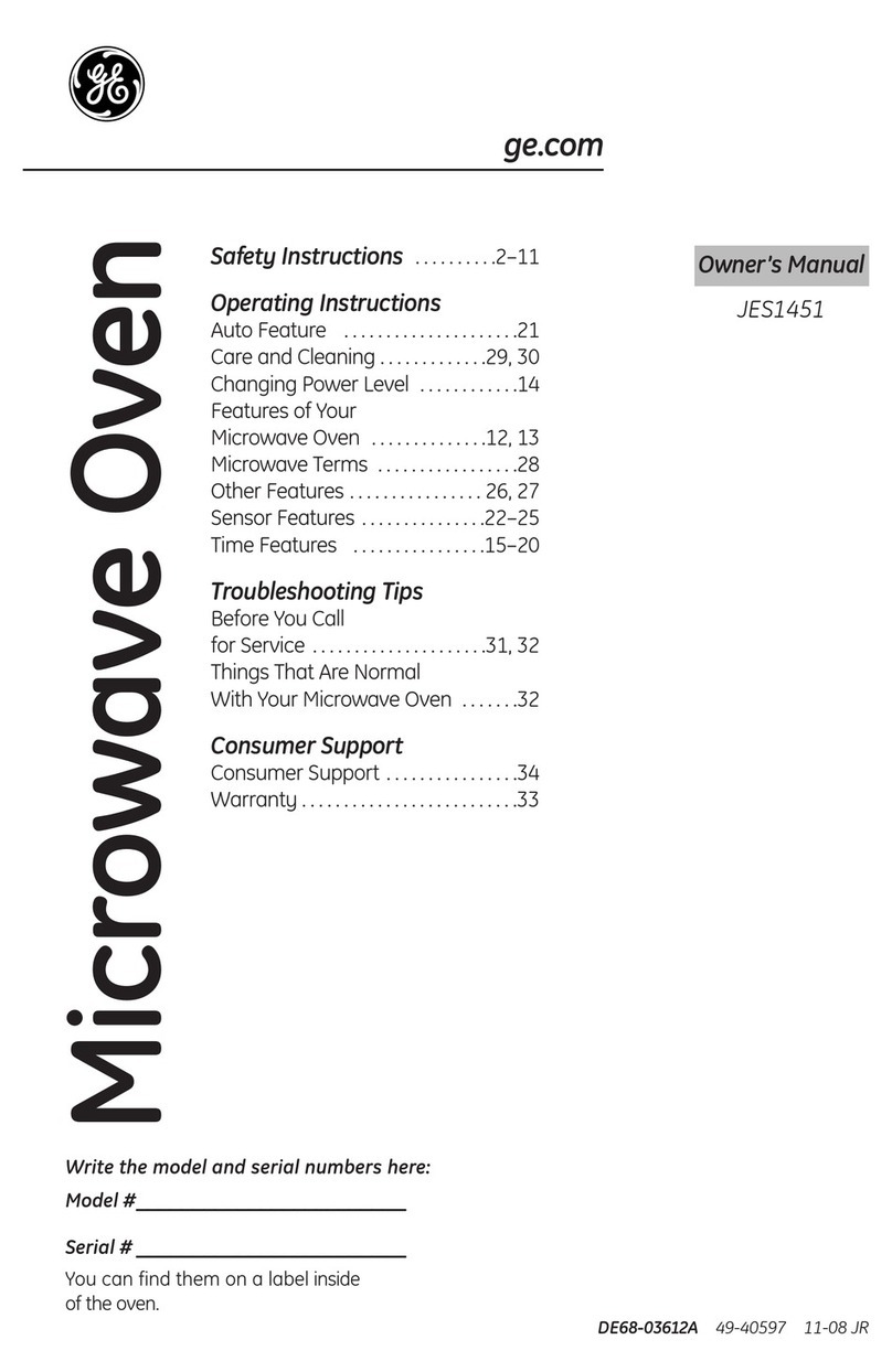 GE JES1451DN User manual