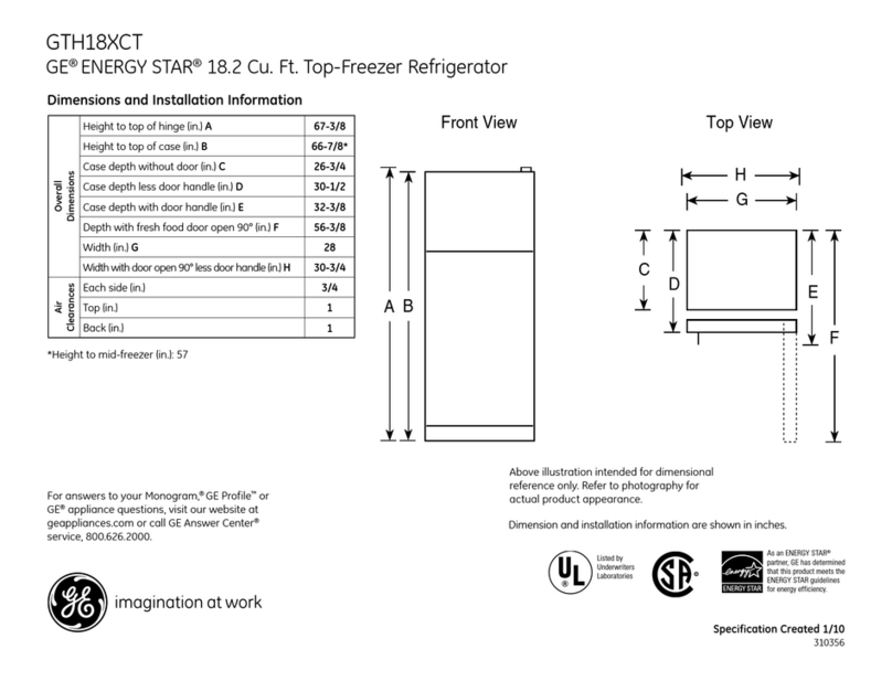GE GTH18XCT Manual