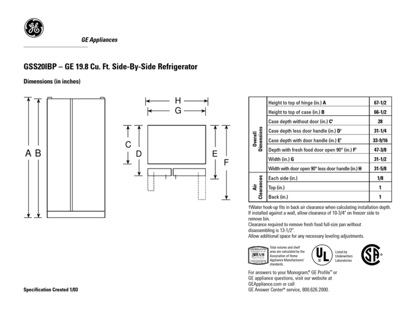 GE GSS20IBP User instructions