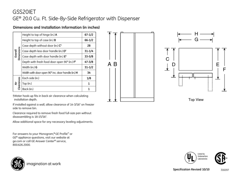 GE GSS20IET Manual