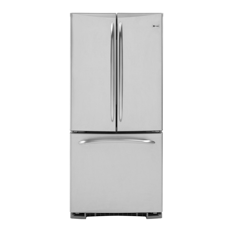 GE PFSF2MJY - Profile: 22.2 cu. Ft.... Operating instructions