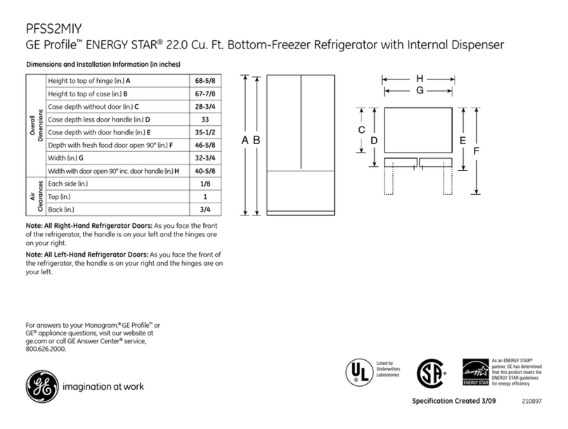GE PFSS2MIYSS Manual