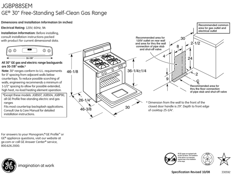 GE JGBP88SEMSS Manual