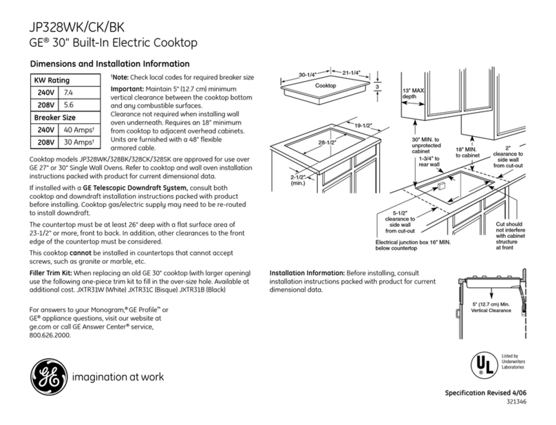 GE JP328 Manual
