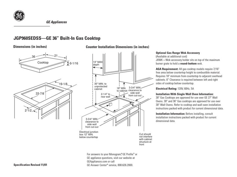 GE JGP960SEDSS Manual