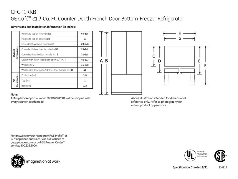 GE CFCP1RKBSS Manual