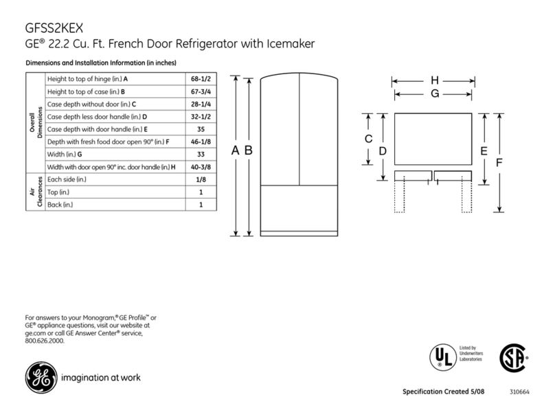 GE GFSS2KEXSS Manual