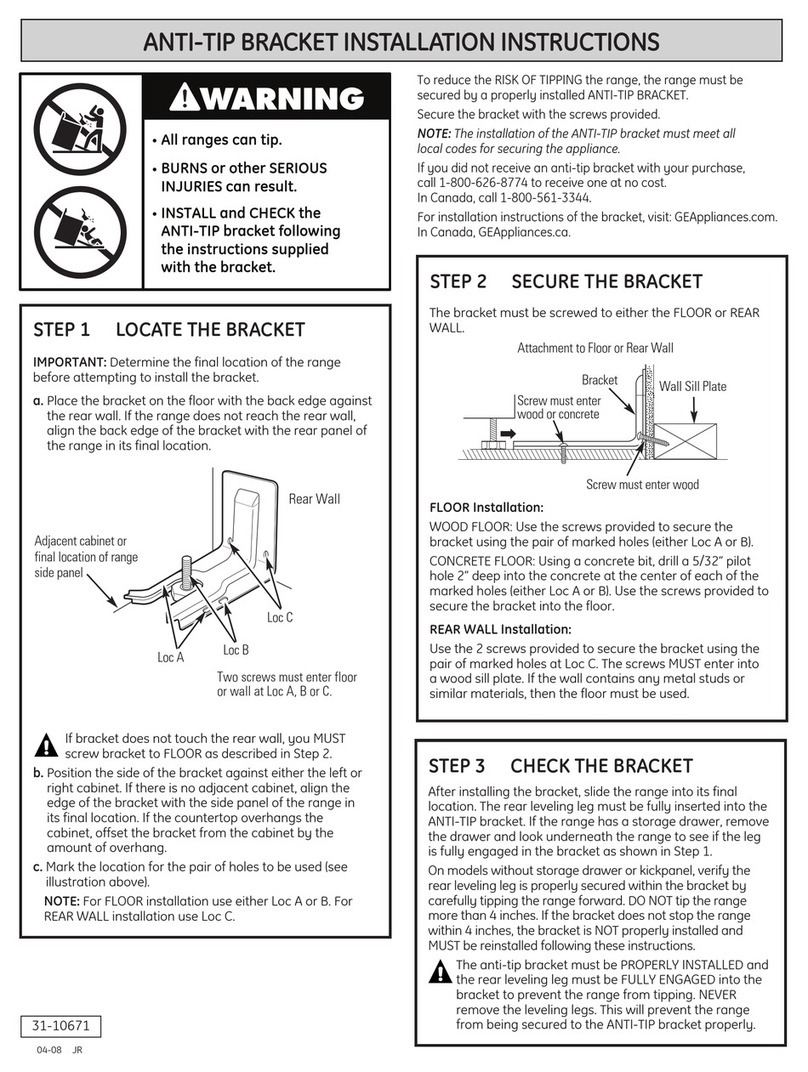 GE Profile PB909SPSS User manual